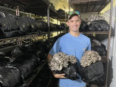 US (TX): Burnt out chef created a thriving mushroom farm in Arlington