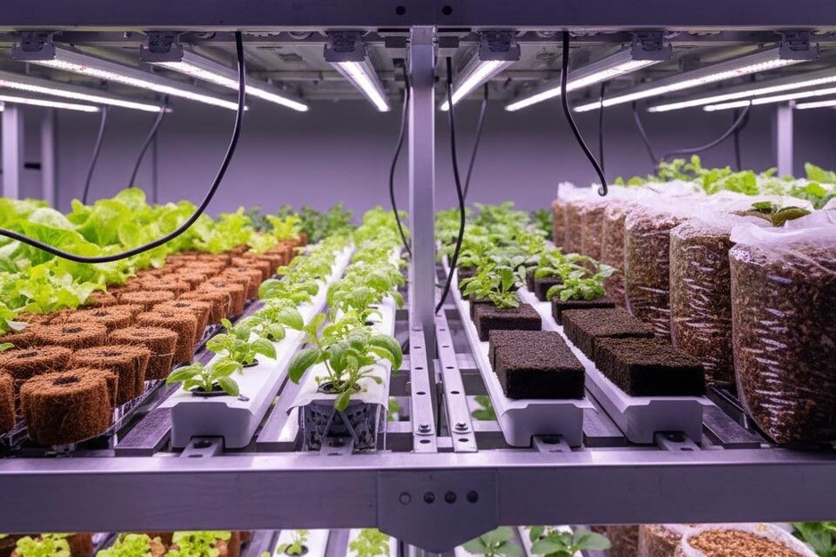 A ground level look at the best substrates for vertical farming