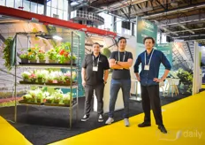 The Kroptek team shows their vertical farming & greenhouse solutions