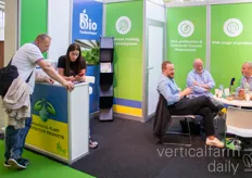 A busy booth of BIO Technologies