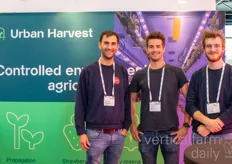 Alexandre van Deun, Tom Martens and Benjamin Flasse with Urban Harvest 