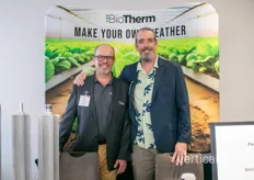 Jim Bearden and Kevin Strickland with BioTherm. The team is focusing on new methods of complete control for indoor growing spaces using AI
