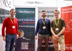Alexandre van Deun, Olivier Paulus and Benjamin Flasse were berry happy to talk about their Innovation Challenge that's been flourishing lately in Canada!