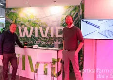 The Wivid team was happy to show their latest SLIM lights