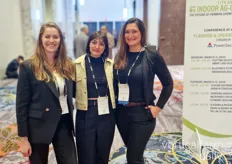 Rebekka Boekhout (Vertical Farm Daily), Erika Parente (Vertical Valley Farms) and Thea Otto (Thea Otto Consulting) were happy to see so many Women in CEA at the fair