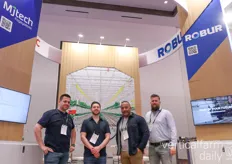 Ruud van Aperen, Brandon Ingratta, Michiel Wisse, Freddy Sarkis with MJTech, Robur and Growtec. The team was excited to be exhibiting at the show for the first time.