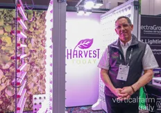 Rick Langille was happy to showcase Harvest Today's farm wall