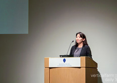 The Mayor of Kashiwa city expressed her thanks to the JPFA and the city for exploring innovations in plant factory research