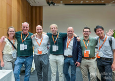 1.2.3. Orange!? Rianne Vink with Dutch Greenhouse Delta, Jeroen Ratterman with Wesenmael Group, Maurice Verbakel with BOAL Systems, Rene Ratterman with Wesemael Group, Remko Bakelaar with GreenSquare International, Johan Kreeft with Gearbox Innovations, and Daisuke Sakurai were all about collaboration.