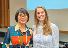 Eri Hayashi with the JPFA and Rebekka Boekhout of Phyto by RCB and VerticalFarmDaily