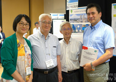 Three generations of JPFA presidents, from 'most recent to oldest': Eri Hayashi (current JPFA President) next to former JPFA presidents Toyoki Kozai and Toshitaka Yamaguchi, alongside Katsuya Tsuchihara of the National Cancer Center, Japan