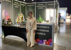 Shereen Abdelgwad of Greeneration showcased high-end hydroponic products for premium HoReCa clients in Dubai.