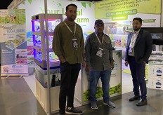 Rajeesh Raghu, Mohamed Ishfaq, and Ayrish Azeez showcased Merlin Aquaponic Farms' systems that deliver zero-waste, nutrient-rich produce under the 3R philosophy. 