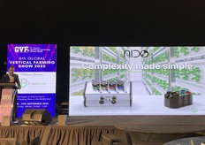 Mahdi Alhindawi, CEO of Enjazponic, presenting NIDO. “NIDO is designed to be ultra-compact yet powerful enough to manage commercial fertigation needs in a simple, accessible way."