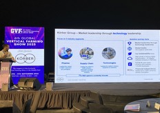 Jonathan Laperdrix of Korber Technologies GmbH highlighting the company's automation and technology portfolio across pharma, supply chain, and agtech applications.