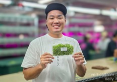 "The economics of our microgreens are very promising. Mizuna can sell for around 80 dollars per kilo, compared to 30 dollars for baby greens."
