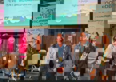 Laura van de Kreeke (Growy), Leo Marcelis (Wageningen University and Research), Marc Oshima (Babylon Micro-Farms), Rebekka Boekhout (Phyto by RCB)