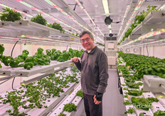 Dr. Kai-Shu Ling at one of the R&D farms