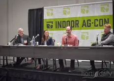 How about IoT and sensors in your greenhouse? Steve Brown with USDA-NIFA/NSF AI Institute for Next Generation Food Systems (AIFS) hosted a debate about the possibilities and the impossibilities of these techniques with Kayla Waldorff (WayBeyond), Adam Greenberg (iUNU) and Bertram Samuel (One Point One).