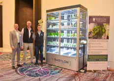 Andrew Bonds, Marc Oosterhuis & Alexander Alesen with Babylon Micro-Farms brought their growing solution to the show, also showing it to the participants of the National Grocers Association.