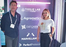Ozcan Mert and his colleague representing the TissueLab Farm by ESDE Machinery Turkey, an ongoing showroom and visiting centre in Antalya, Turkey