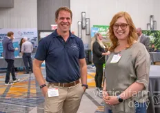 Douglas Elder with IGS and Kate Hofman of GrowUp Farms