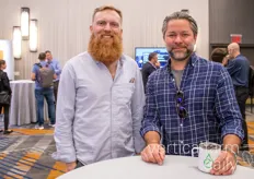 Harrison Tomlinson and Aron Fields (the face behind the company's YouTube series Spill the Greens) with Eden Green Technology