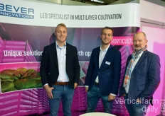Stephan den Boer, Jordi Mol and Christian Wents with Bever Innovations. Bever has unique solutions for many growth applications.
