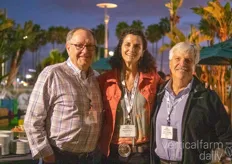 Karl Kolb with HSG/AME Certified Laboratories, Suzanne Pruitt with Indoor AgCon (to be hosted this February in Las Vegas again) and Dacif Bubenheim with UC Agriculture and Natural Resources