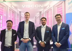 Daan Mansveld, Damian Lopz Salazar and Song Gao with Viscon