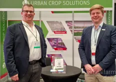 Jean-Pierre Coene and Maarten Vandecruys with Urban Crop Solutions  