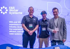 Sam Luchsinger, Forrest Benson and Cale Winters with E&S Water Systems