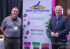 Rasmus Juhl and Thomas Prata with Condor Seed Production