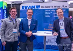 Tim Reusch, Jared Babik and Kurt Becker with Dramm providing water solutions