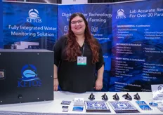 Ilse Ivon Santos with Ketos showcasing their KETOS Shield on the left 