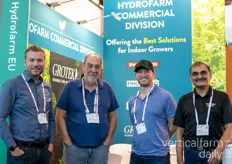 Chris Mayer, Glenn Behrman (CEA Advisors), Eric Ceresnie and Nilang Patel with Hydrofarm. They recently announced a partnership with CEA Advisors for global undertakings in the CEA space.