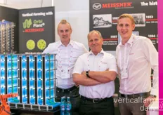 Tom Bastian, Tom Eckhardt and Magnus Acker with Meissner whom are offering customizable farming solutions