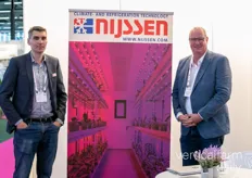 Andre van Berkel and Willem van den Akker with Nijssen Cooling displaying their vertical farming facilities that are specifically focusing on climate 
