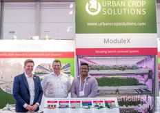 Maarten vandeCruys, Jean-Pierre Coene and Oscar Navarette with Urban Crop Solutions were in a happy mood! 