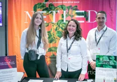 Sanna Andersson, Kasey Snyder and Niko Kurumaa with Netled who were still in high spirits about their latest cooperation with Rejlers
