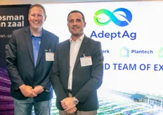 Rob Draga with (AdeptAg) and Davide Barotti with Urbinati. AgroNomix has a been long-standing partner since 1999. Adept Ag is the North American partner for sales and service parts.