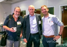 Glenn Behrmann (CEA Advisors), Jan Westra (Priva) and Roel Janssen (Planet Farms)