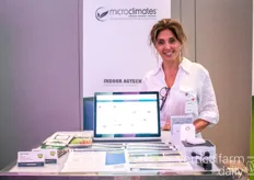 Neda Vaseghi with Microclimates who provides environmental automation showcasing energy monitoring