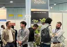 It's busy at the Zayndu stand