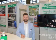 Florin Pfeffermann of Menno Chemie for cleaning and desinfection