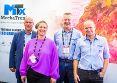 Franky van Looveren, Ellen Everaert, Koen van Gorp and Bert van der Lugt with Mechatronix. The company is in the process of opening their North American office in Leamington.