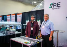 Luc Pelletier and David van Hoffen with VRE Systems