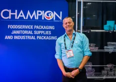 Ben Holmes with Champion Products corp, offering packaging solutions