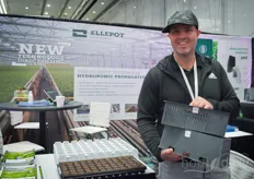 Lars Jensen with Ellepot showed the company’s new product.
