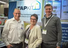 Avner Shohet with TAPKIT, Linda Bracha with Green-Tek and Dave Daily with BFG Supply. Only recently Green-Tek & BFG Supply announced to start market the TAPKIT hydroponic solutions: https://www.hortidaily.com/article/9402883/we-will-bring-hydroponically-grown-produce-to-every-corner-in-the-usa/ 